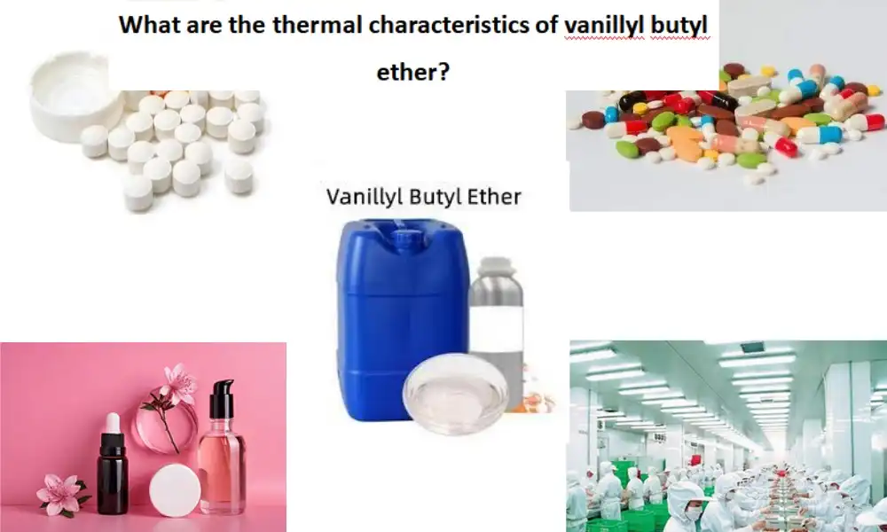 What are the thermal characteristics of vanillyl butyl ether?